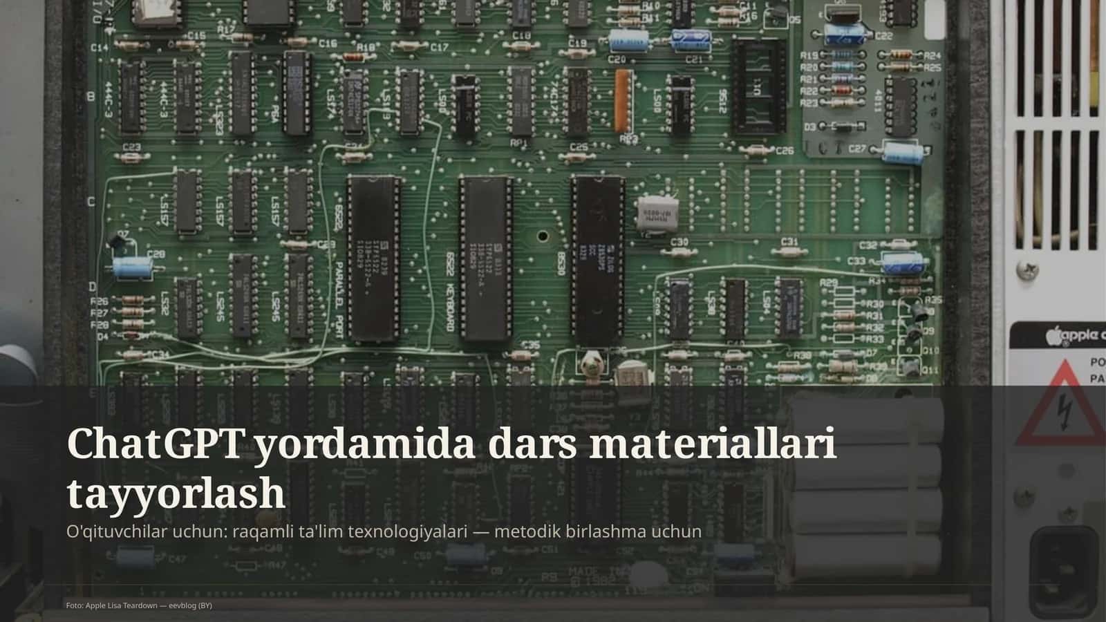raqamli ta'lim texnologiyalari
