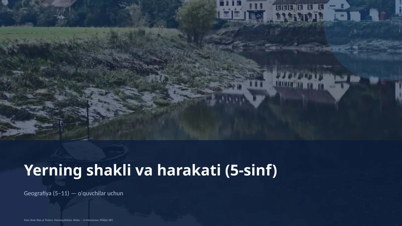 Yerning shakli va harakati (5-sinf)