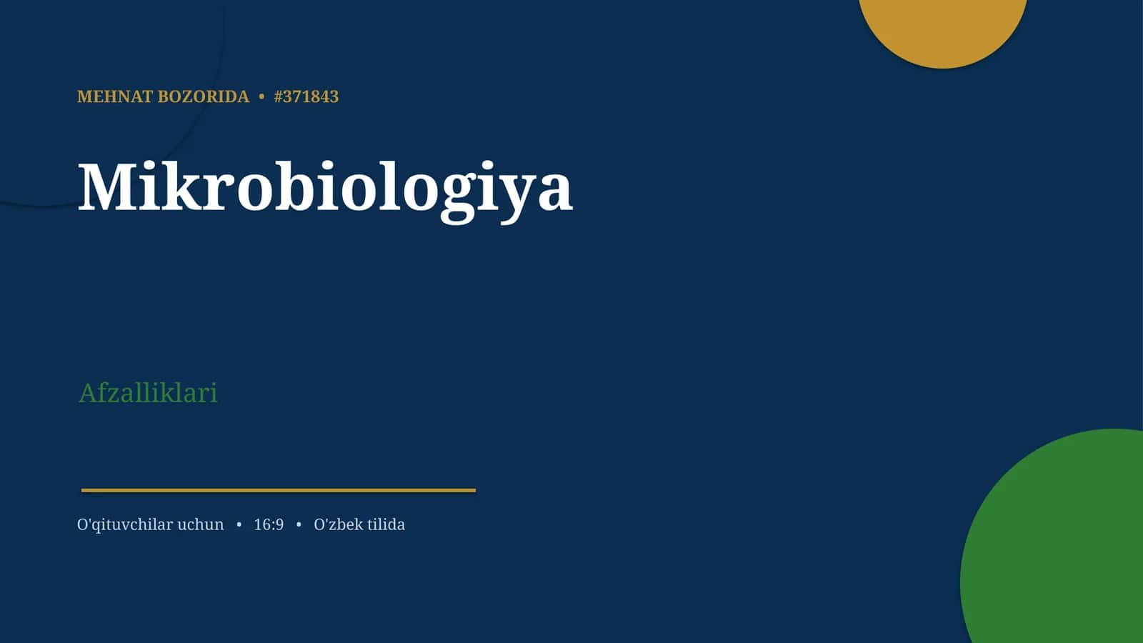 Mikrobiologiya