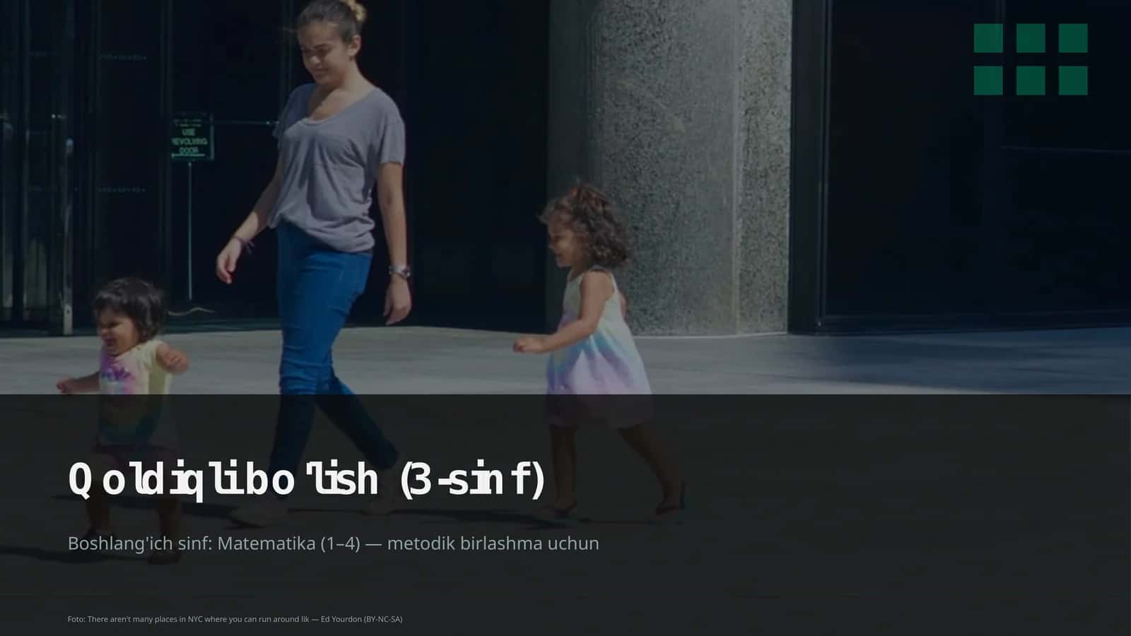 Qoldiqli bo'lish (3-sinf)