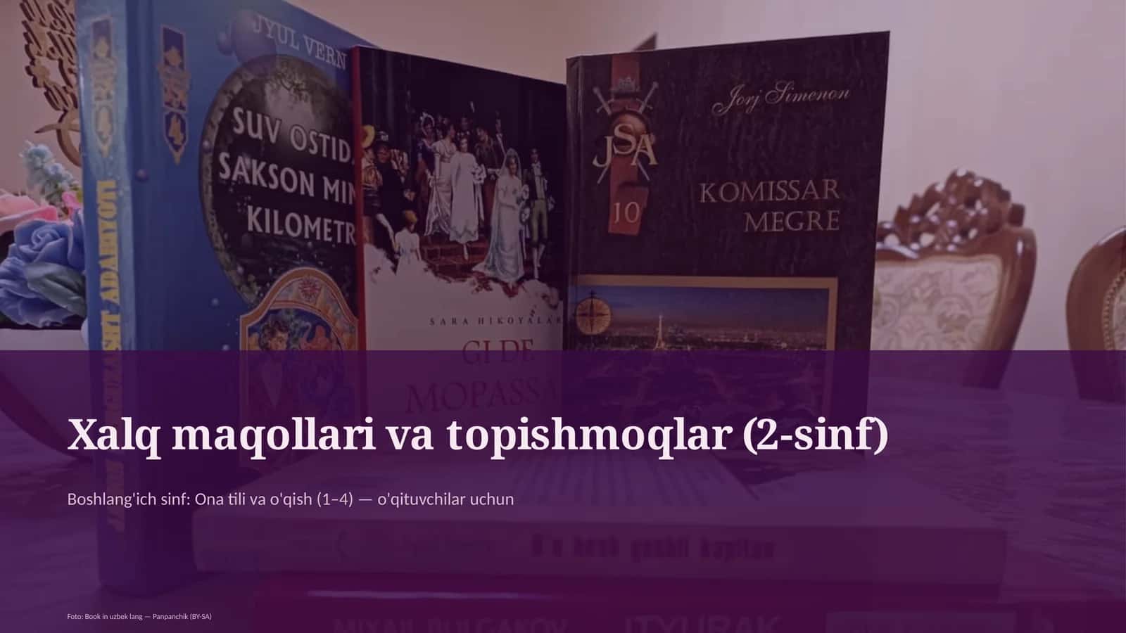 Boshlang'ich sinf: Ona tili va o'qish (1–4) — o'qituvchilar uchun