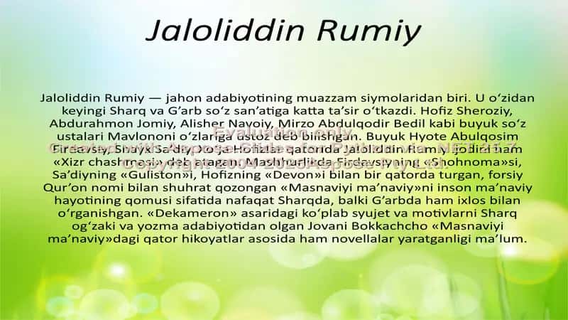 Jaloliddin Rumiy