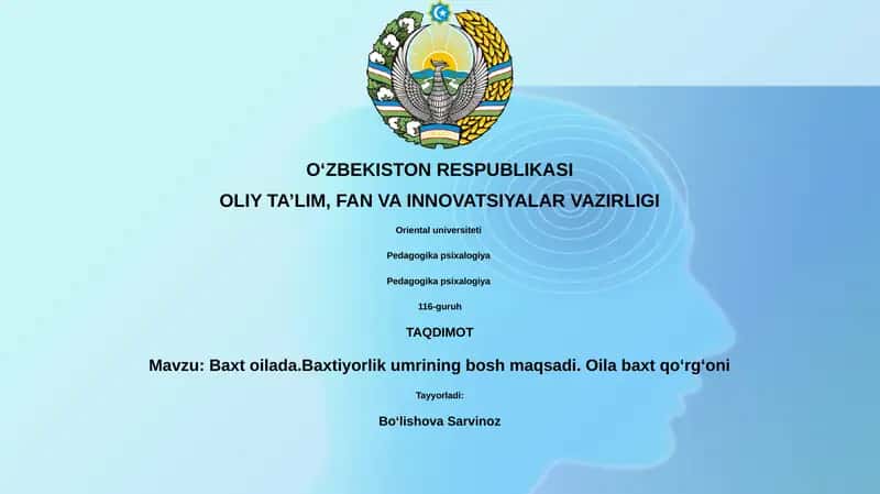 Baxt oilada