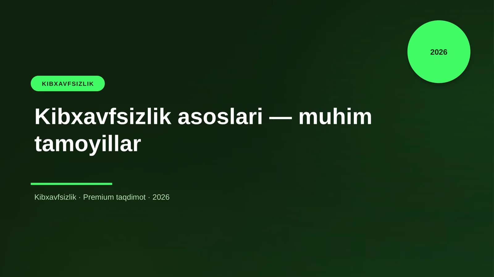 KIBXAVFSIZLIK