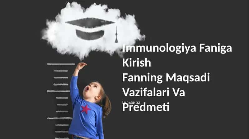 Immunologiya Faniga Kirish