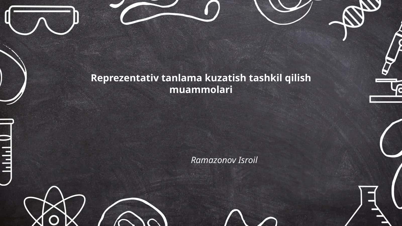 Kuzatish tanlovi turlari