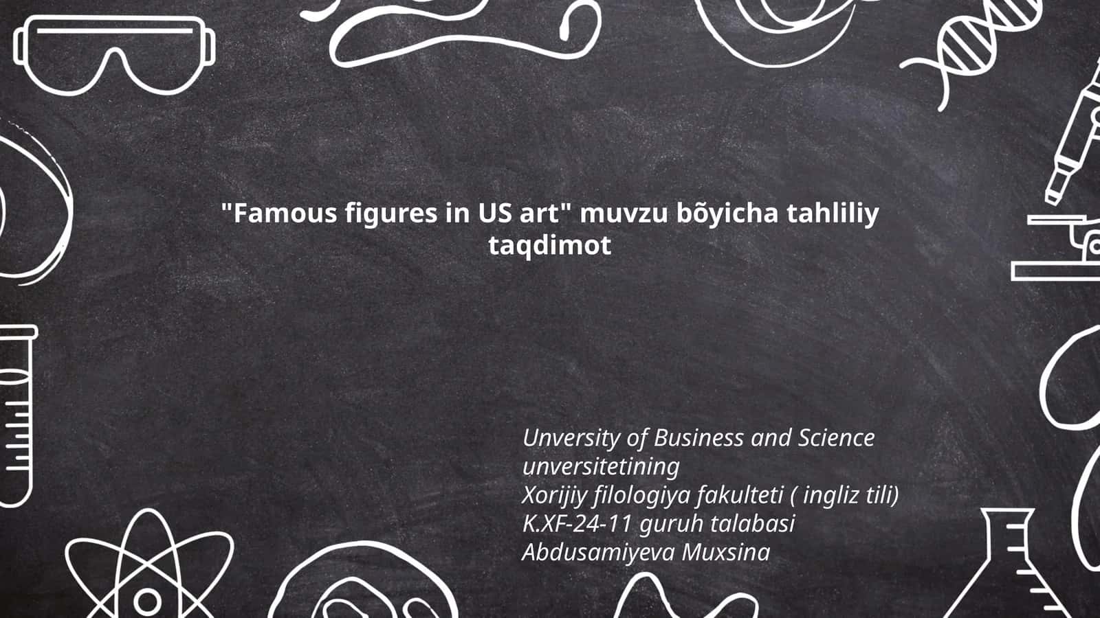 Famous figures in US art