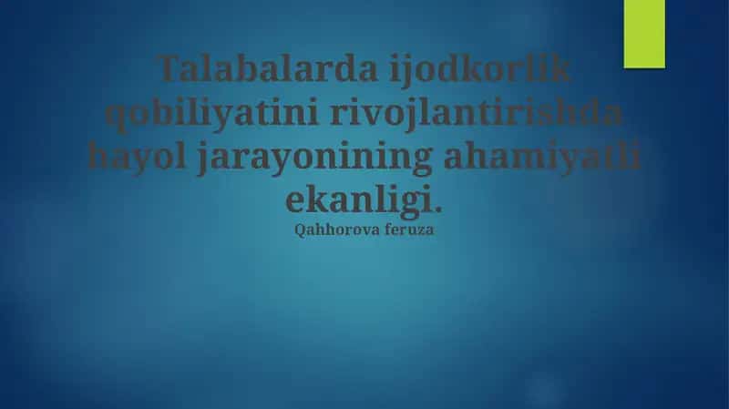 Tasavvur jarayoni