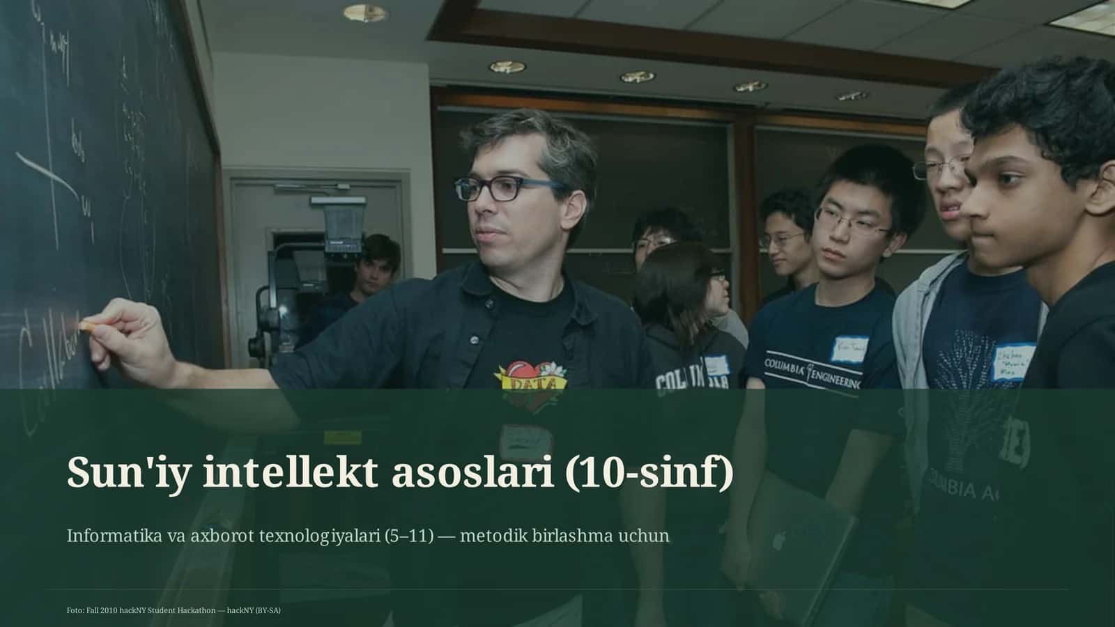 Sun'iy intellekt asoslari (10-sinf)