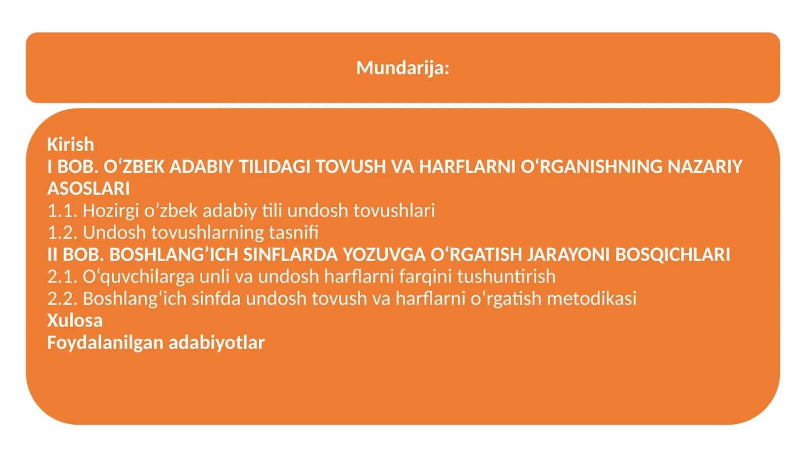 Davlat Ta'lim Standartlari - Majburiy Talablar