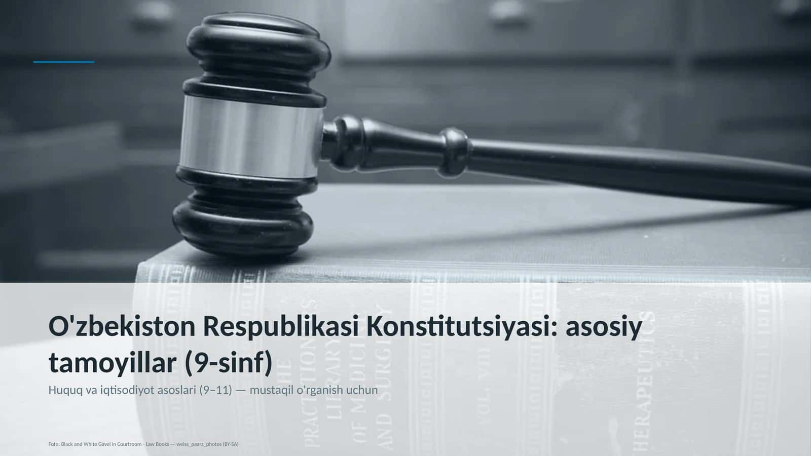 Huquq va iqtisodiyot asoslari (9–11)