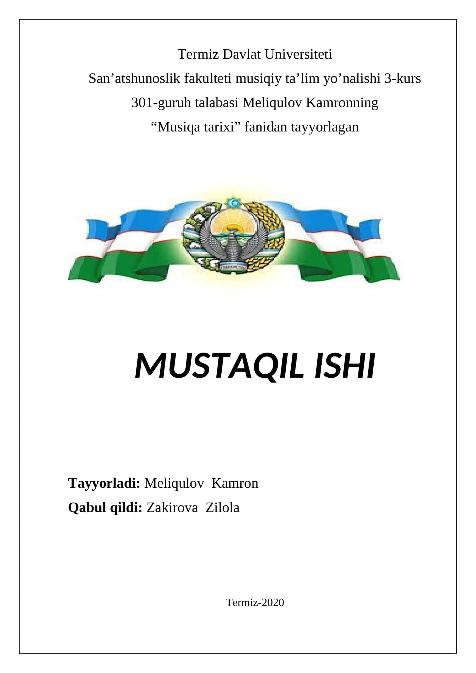 Xalq og’zaki ijodida baxshichilik san’ati