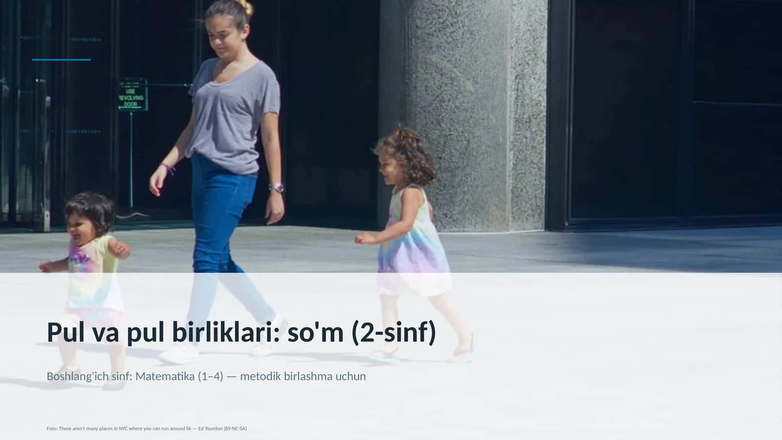 Pul va pul birliklari: so'm (2-sinf)