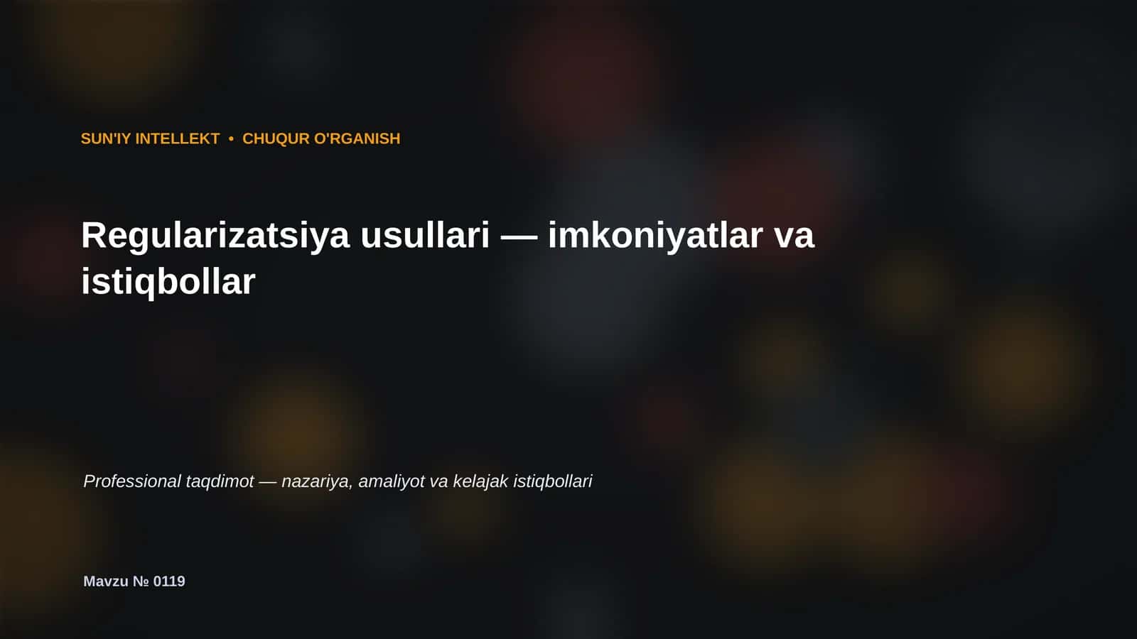 CHUQUR O'RGANISH