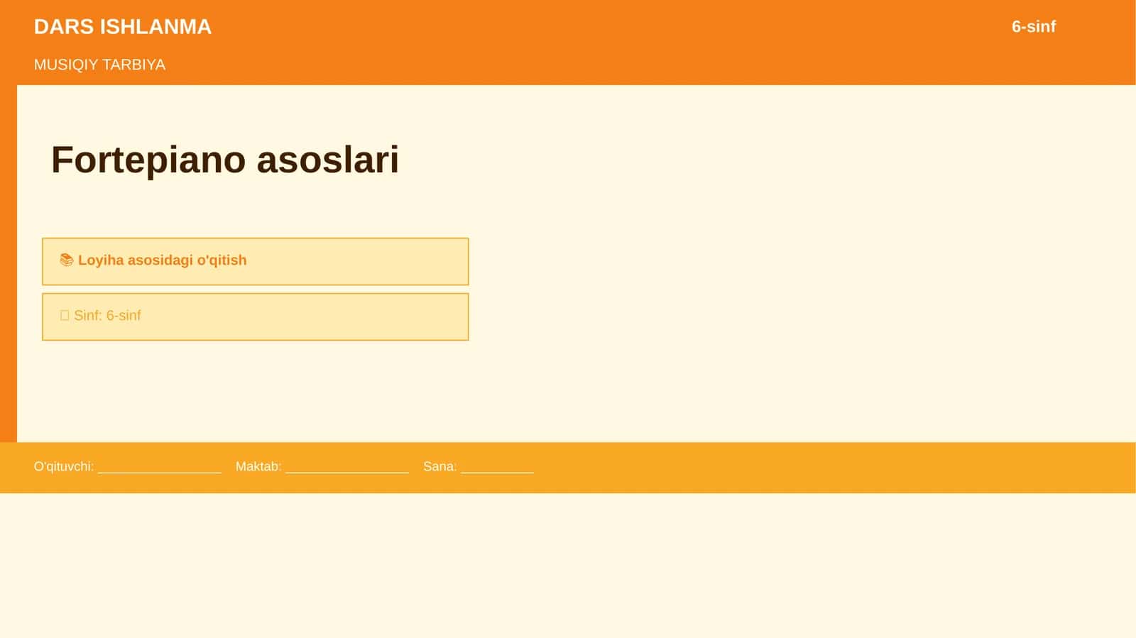 Fortepiano asoslari