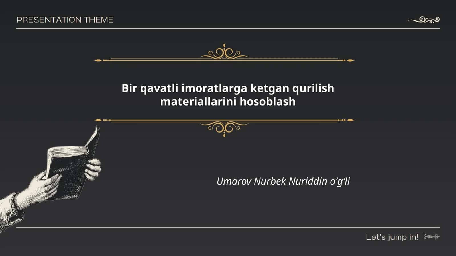 Bir qavatli imoratlarga ketgan qurilish materiallari