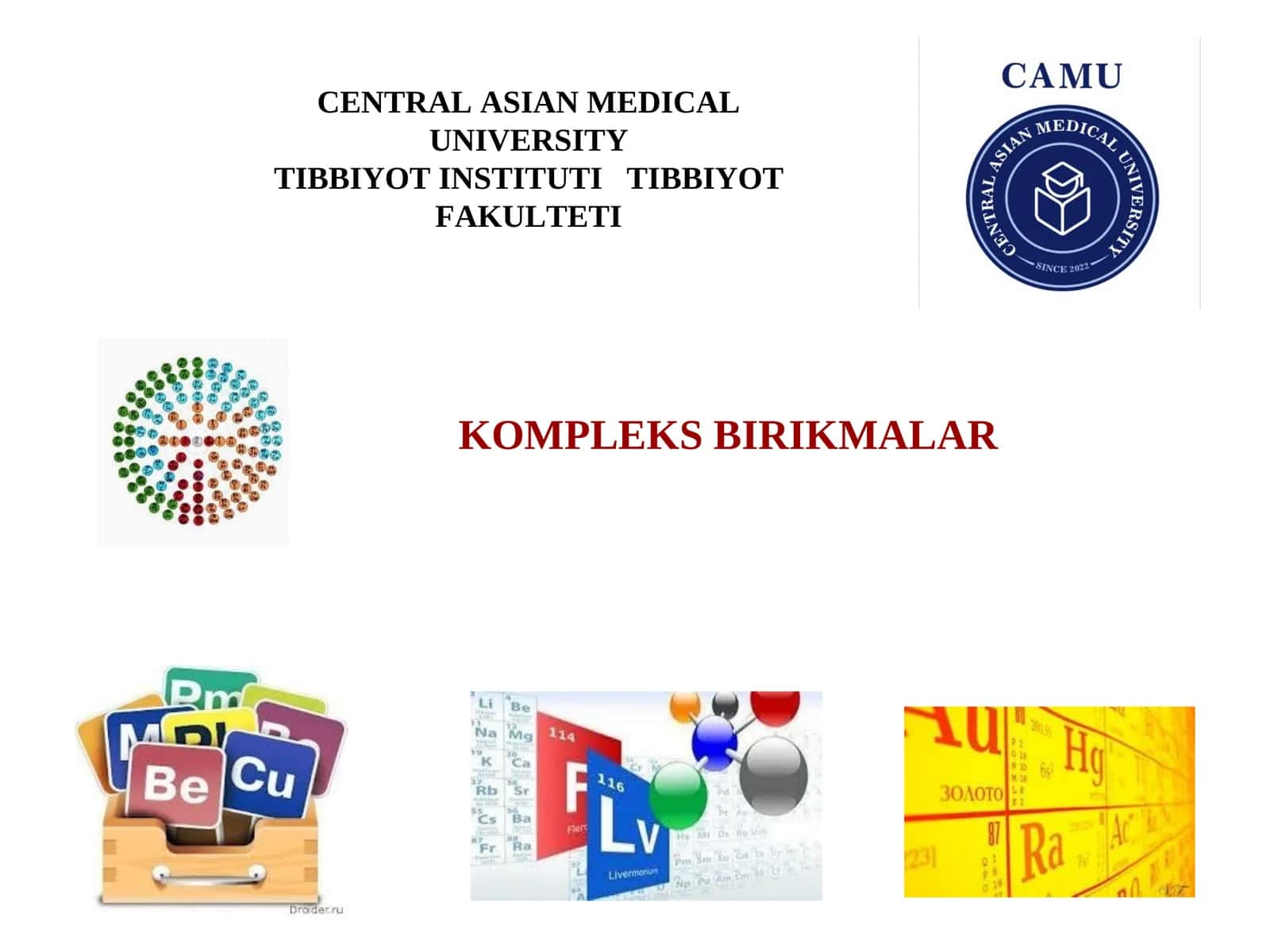 BIologik faol birikmalar kompleksi