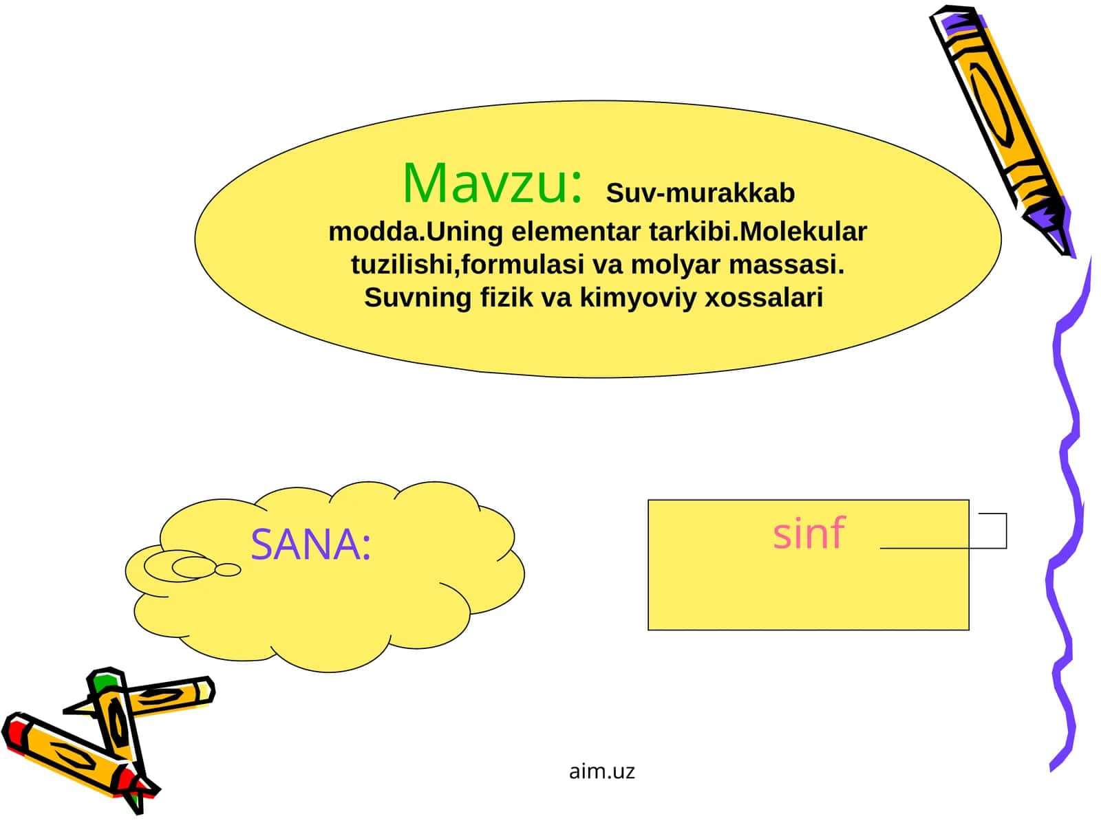 Suv-murakkab modda. Uning elementar tarkibi