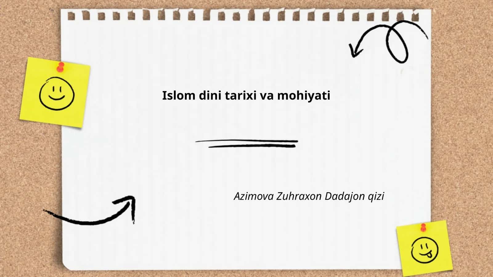 Islom dini tarixi va mohiyati