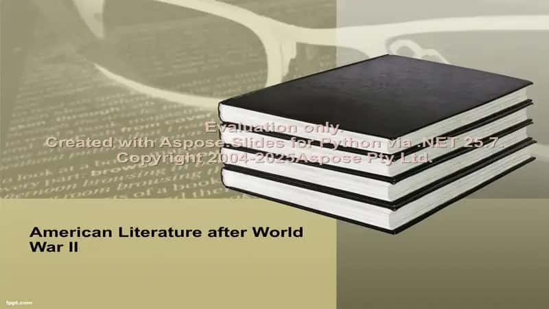 American Literature after World War II