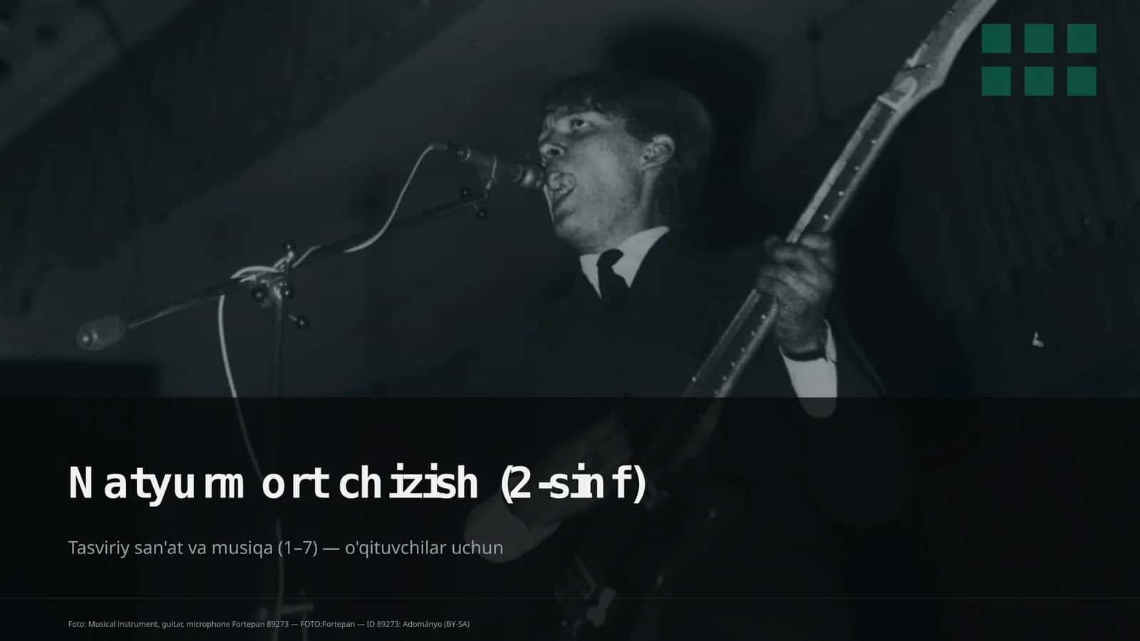 Natyurmort chizish (2-sinf)