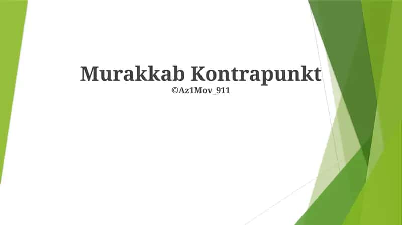 Murakkab Kontrapunkt