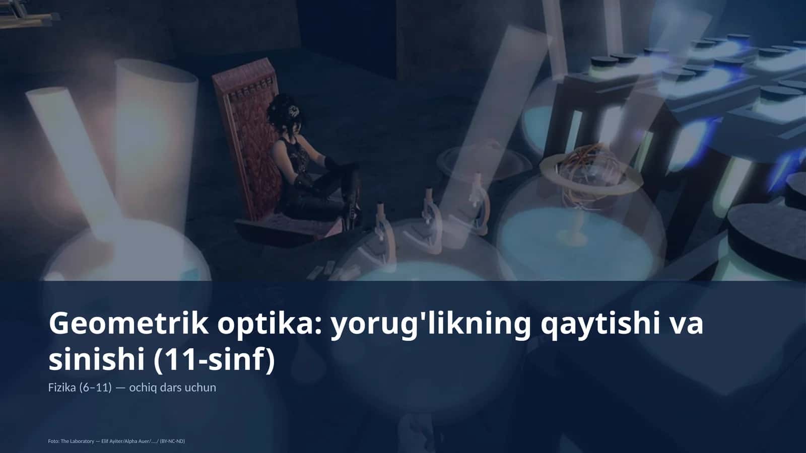 Geometrik optika: yorug'likning qaytishi va sinishi (11-sinf)