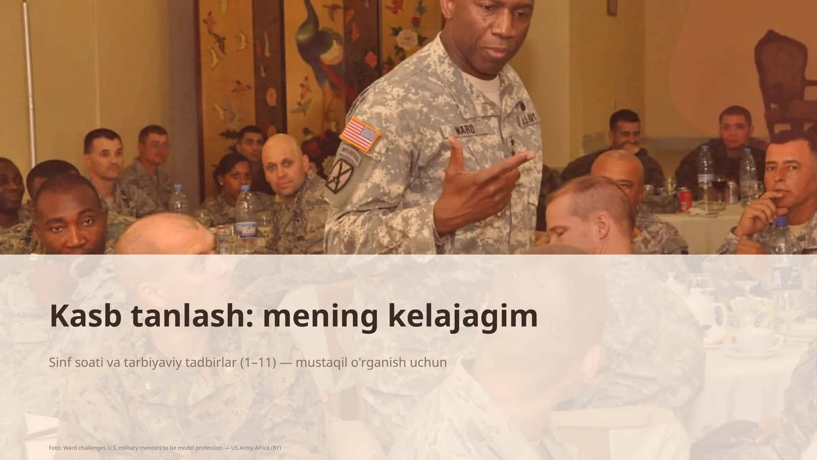 Sinf soati va tarbiyaviy tadbirlar