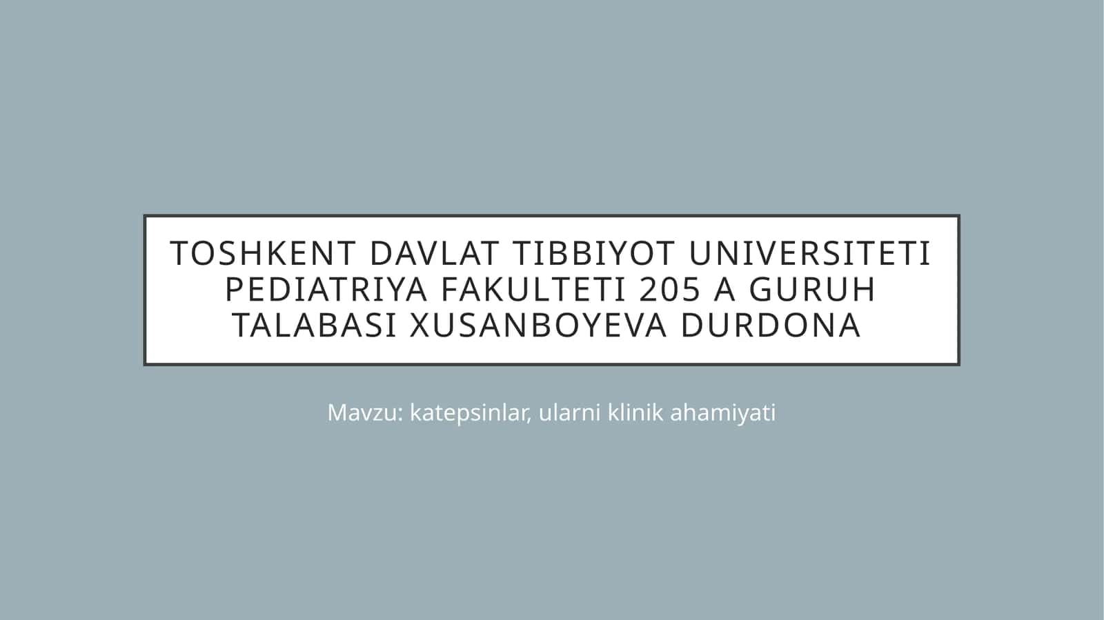 katepsinlar, ularni klinik ahamiyati