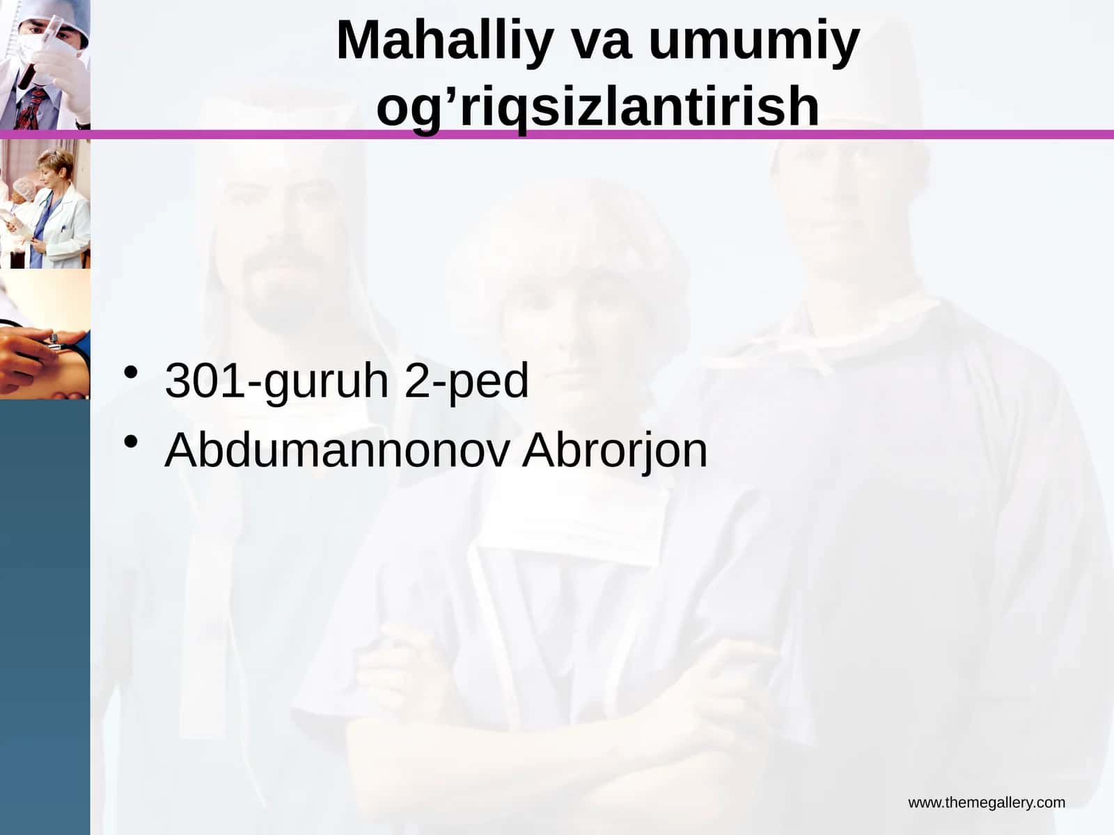 Anestiziologiya