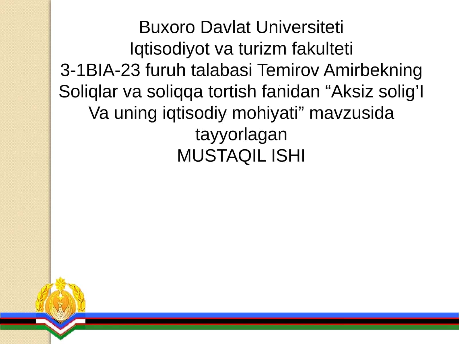 Aksiz soliqlari