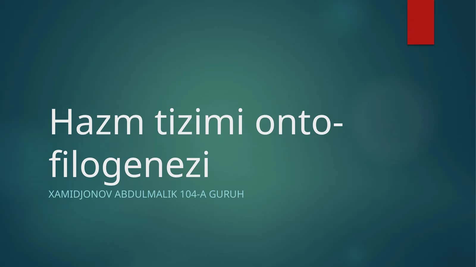 Hazmtizimionto-filogenezi