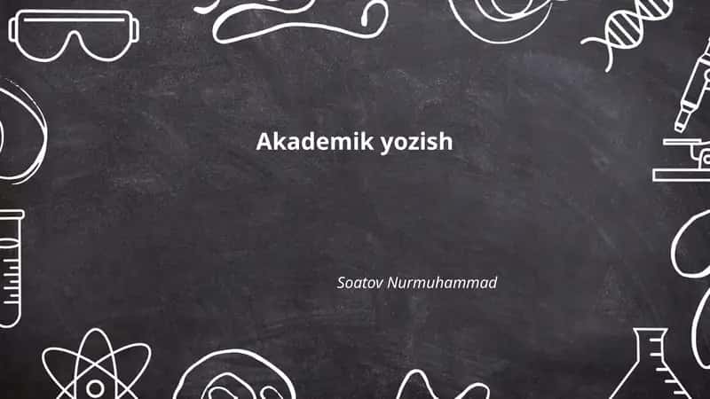 Akademik yozish