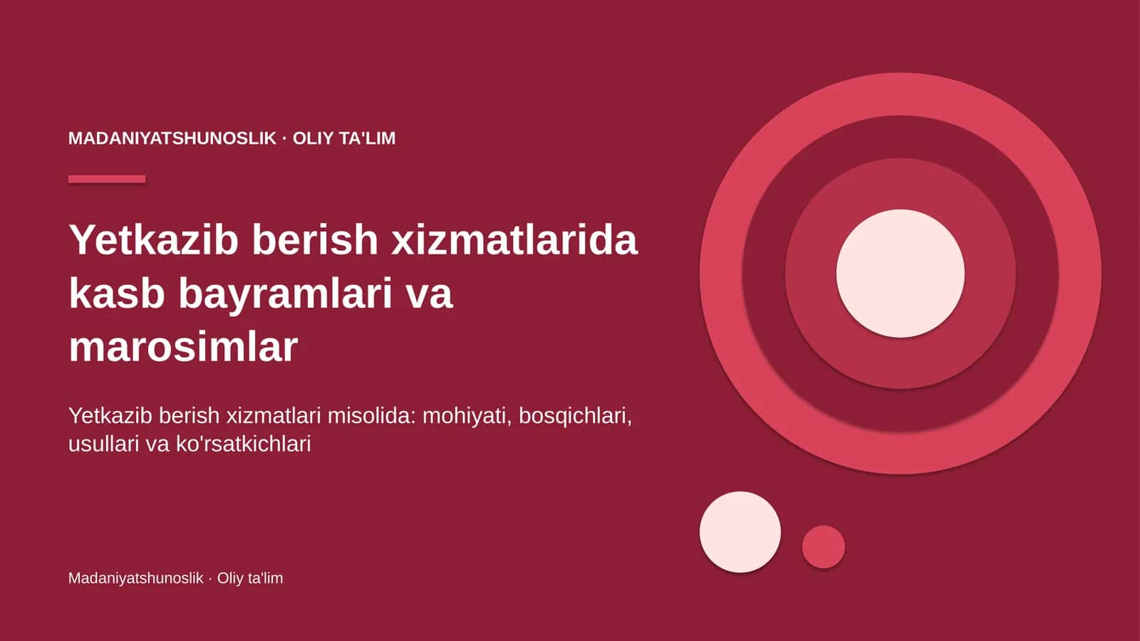 yetkazib berish xizmatlarida kasb bayramlari va marosimlar 2766