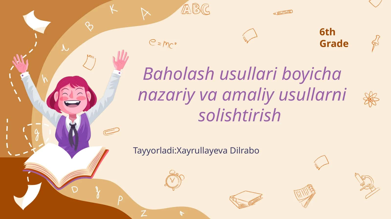 Baholash usullari boyicha nazariy va amaliy usullarni solishtirish