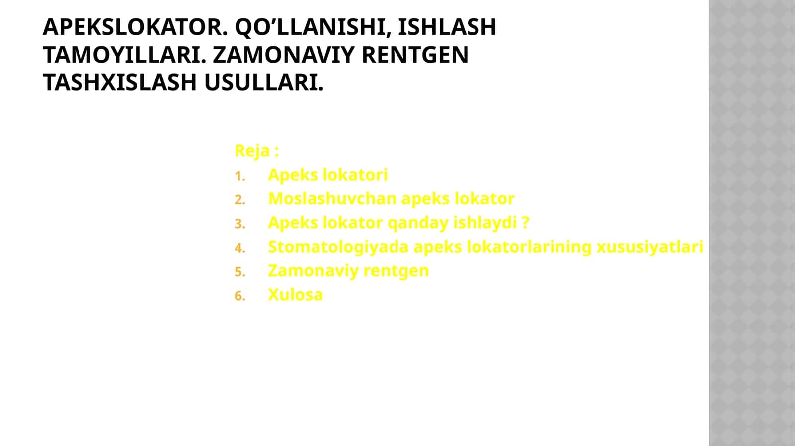 Apeks lokatori