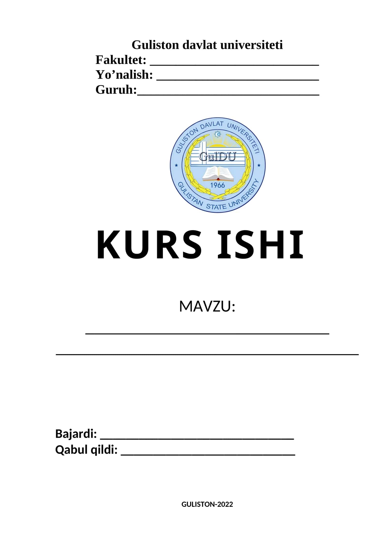Bob PİROLIZNING NAZARIY ASOSLARI