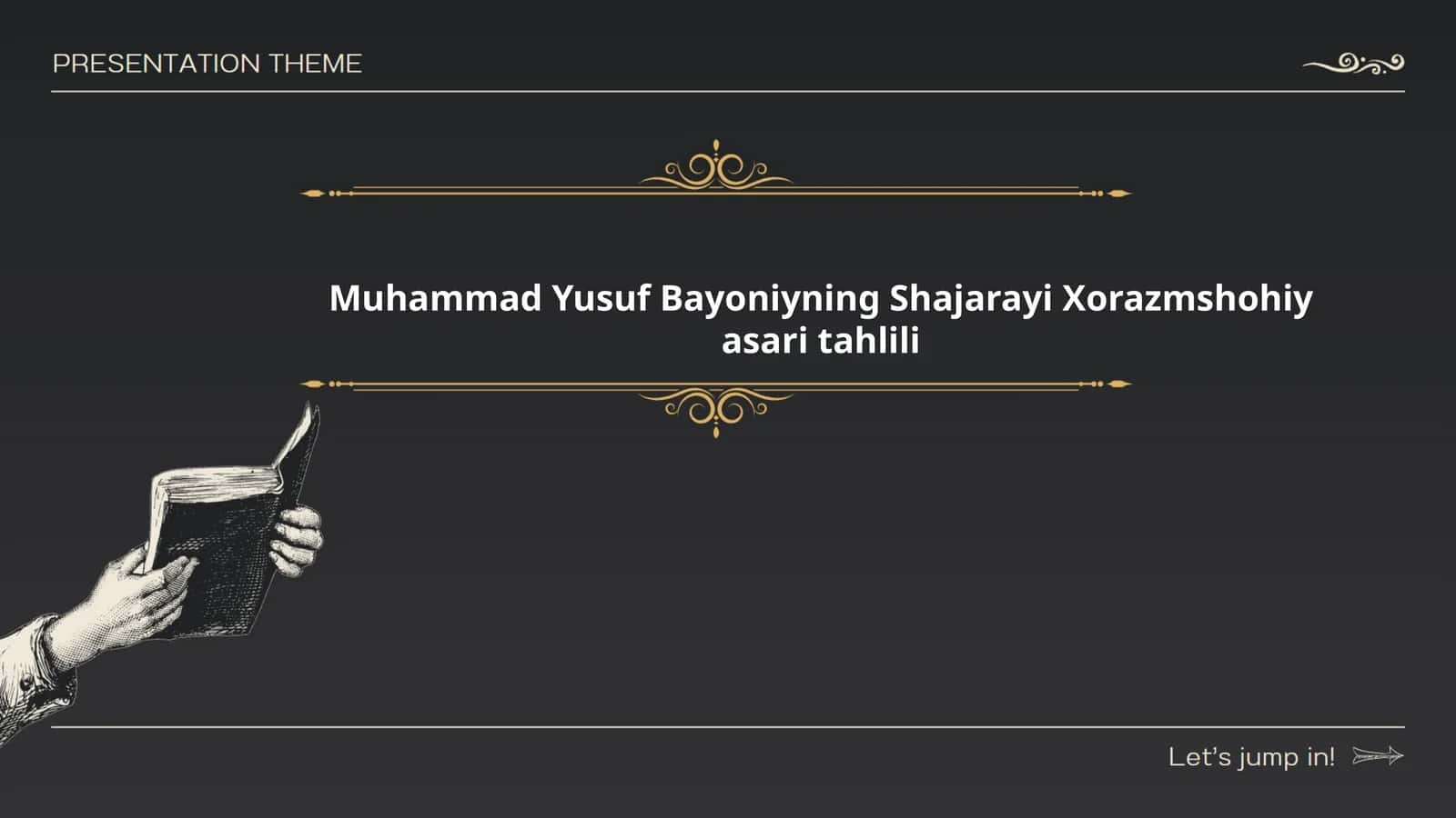 Muhammad Yusuf Bayoniyning "Shajarayi Xorazmshohiy" asari tahlili