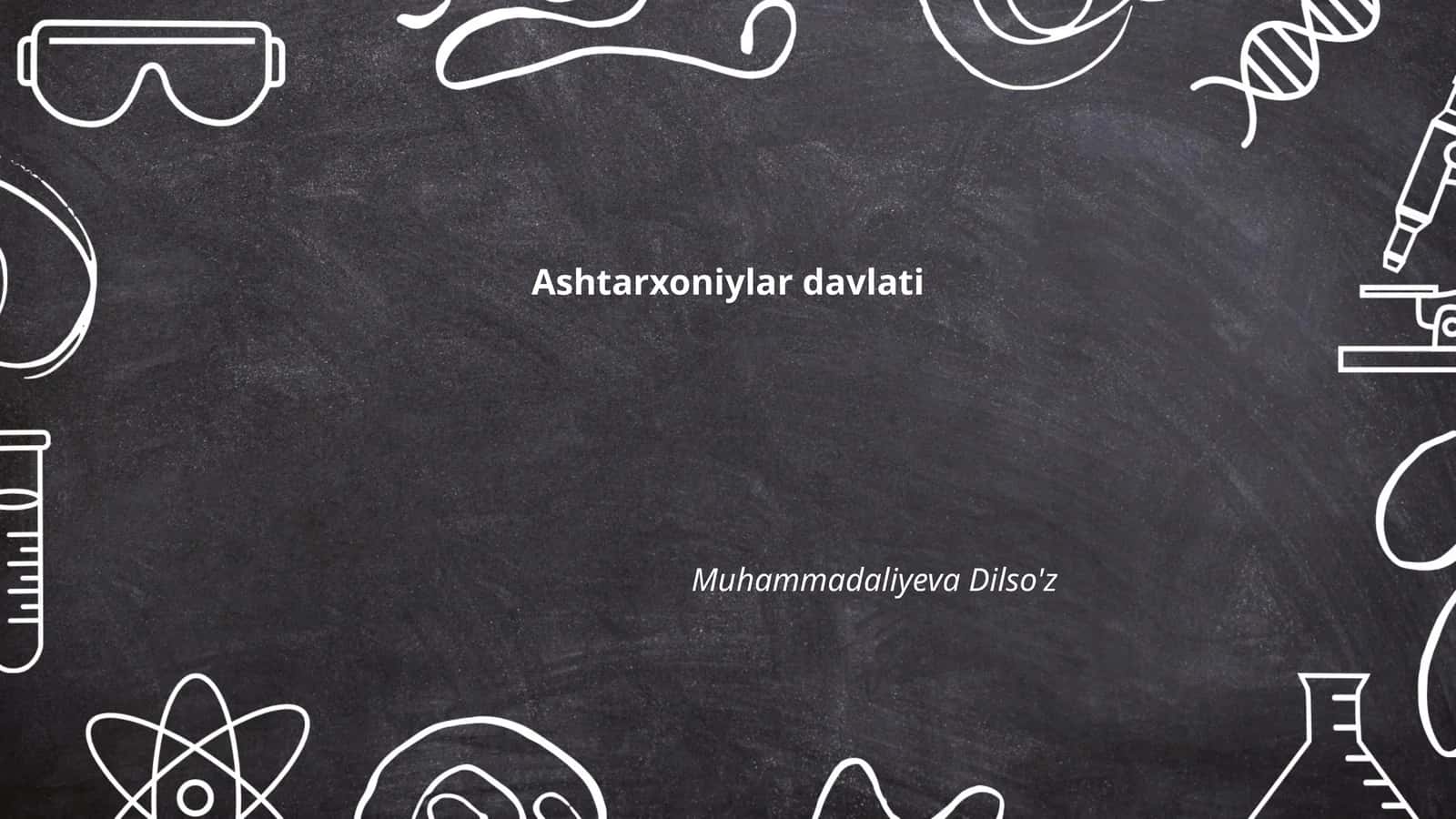 Ashtarxoniylar davlati