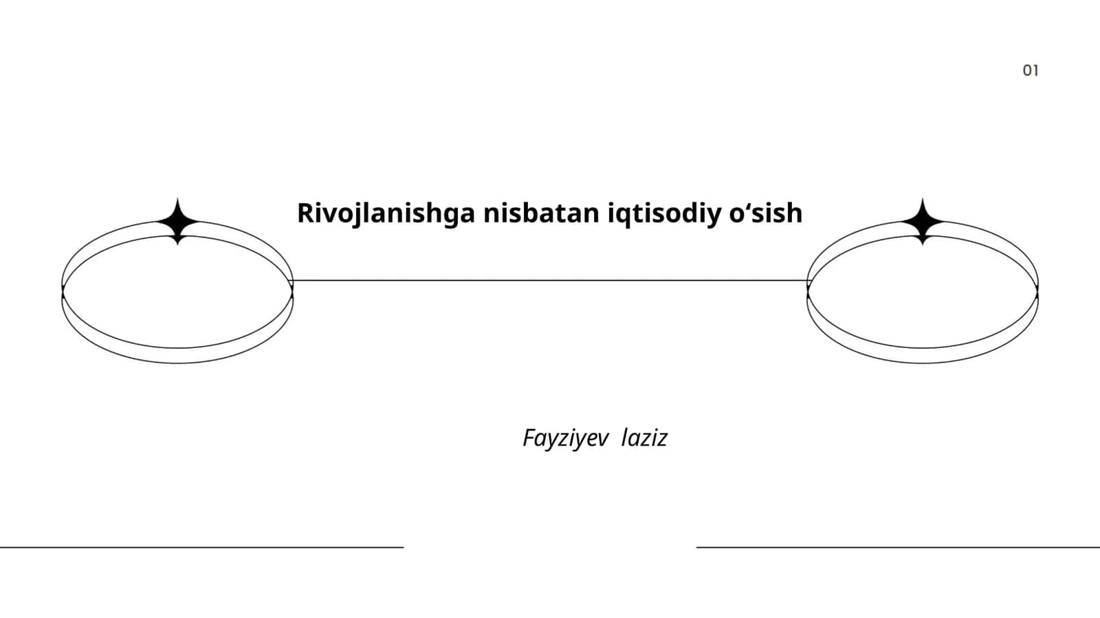 Rivojlanish va iqtisodiy oʻsish
