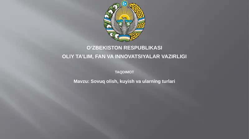 Sovuqolish, kuyish va ularning turlari