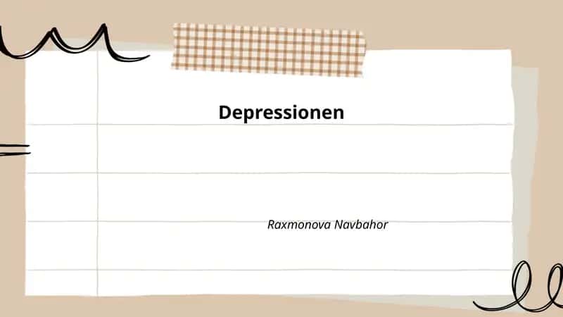 Depressionen