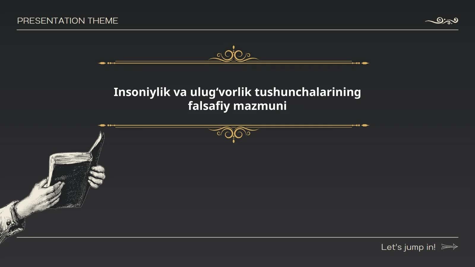 Inson tabiatining falsafiy asoslari