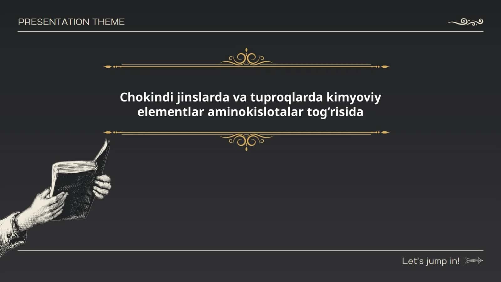 Chokindi jinslarda va tuproqlarda kimyoviy elementlar aminokislotalar tog‘risida