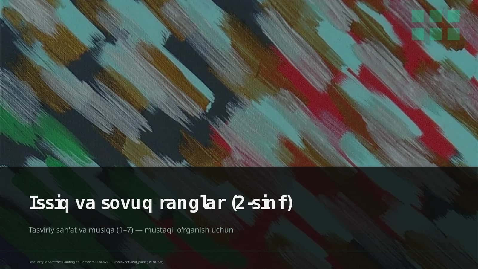Tasviriy san'at va musiqa (1–7)