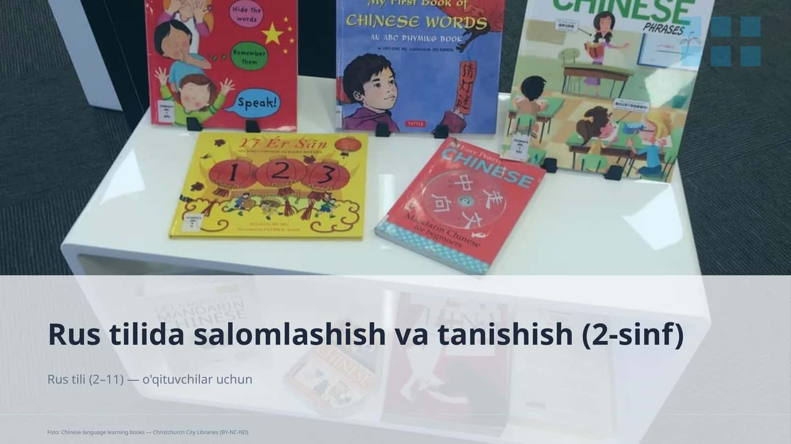 Rus tilida salomlashish va tanishish (2-sinf)