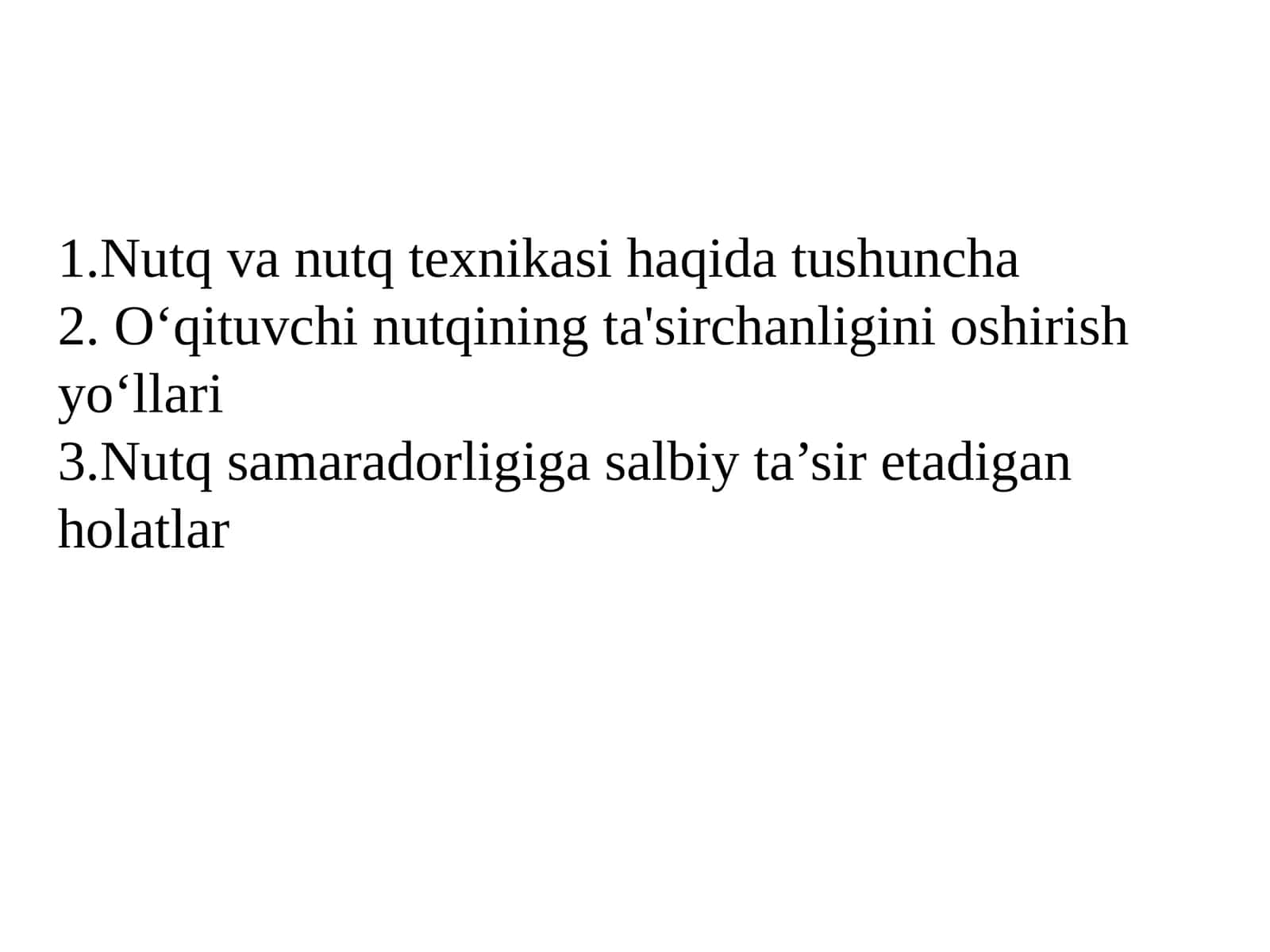 Nutq texnikasi