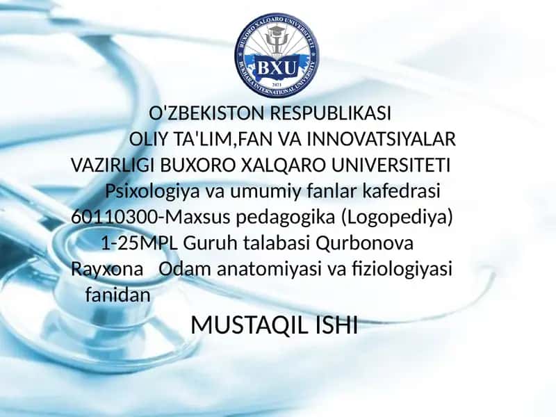 Immuntizimining markaziy va periferika ’zolari