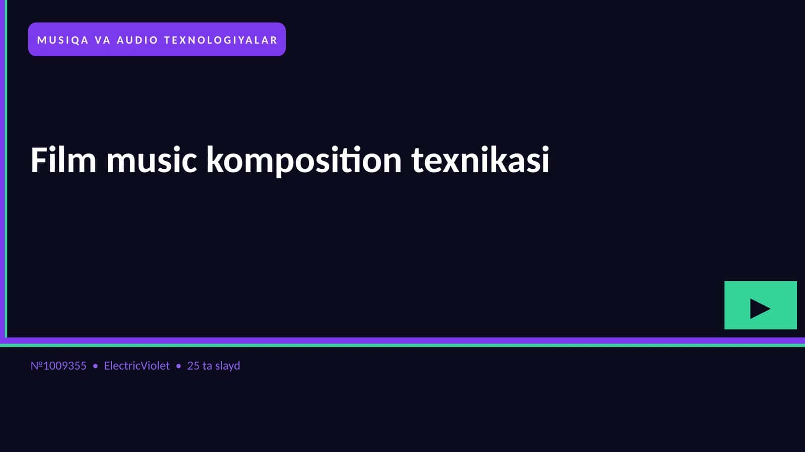 Film music komposition texnikasi