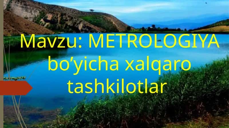 Standartlarni ishlab chiqaruvchi xalqaro tashkilotlar